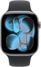 Apple Watch Series 11 - Smartwatch - Hypertensie-meldingen - 46mm - Space Grey Aluminium Case met Black Sport Band M/L