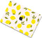 Lunso Geschikt voor MacBook Pro 13 inch M1/M2 (2020-2022) cover hoes - case - Squeezy Lemon