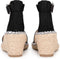 POSH by Poelman DADU - Dames sandalen met hak 7 cm - Zwart - Maat 38