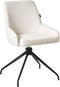 JENNER - Set van 2 eetkamerstoelen - Gebroken wit - Polyester