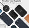 Accezz Liquid Silicone Backcover - MagSafe - Krasbestendig Schokbestendig - Donkerblauw (iPhone 15 Pro)