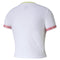 PUMA Last Lap Cropped SS Tee - Dames Sportshirt - Maat L - Puma White