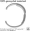 imoshion Siliconen sport bandje - Universeel 18 mm aansluiting - Grijs / Wit