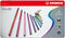 STABILO Pen 68 - Premium Viltstift - 40 Kleuren - Metalen Etui