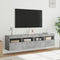 vidaXL - Tv-wandmeubels - met - LED - 2 - st - 80x30x40 - cm - betongrijs
