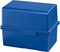 Kaartenbak han a6 300krt breed kstof blauw | 3 stuks