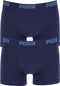 Puma - Basic Boxer 2P - Onderbroek - M - Blauw