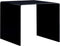 vidaXL - Salontafel - 50x50x45 - cm - gehard - glas - zwart