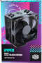 Cooler Master Hyper 212 Black Edition - CPU Koeler - 4 Heatpipes - 150W TDP