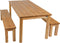 AXI Louise Picknicktafel met bankjes van hout 200 cm - Bruin