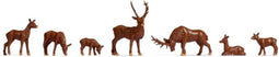 NOCH 47211 TT Herten figuren Geverfd, Staand, Liggende