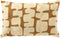 Dutch Decor AMY - Kussenhoes 30x50 cm - geweven grafische print - Tapioca - bruin en wit - met rits