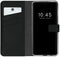 Selencia iPhone 13 Mini - Echt Lederen Bookcase - 3 Pashouders - Zwart