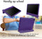 iMoshion Tablet Hoes Kinderen Geschikt voor Lenovo Tab P10 / Tab M10 - iMoshion Kidsproof Backcover met handvat - Paars