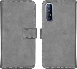 iMoshion Hoesje Geschikt voor Oppo Find X2 Neo Hoesje Met Pasjeshouder - iMoshion Luxe Bookcase - Grijs