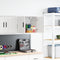 vidaXL - Garagewandkast - bewerkt - hout - wit