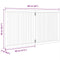 vidaXL - Hondenhek - inklapbaar - 2 - panelen - 160 - cm - populierenhout