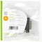 DVI-Adapter - DVI-D 24+1-Pins Male - VGA Female 15p - Vernikkeld - Recht - PVC - Zwart - Polybag