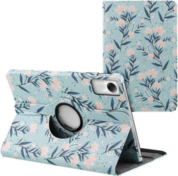 imoshion Tablet Hoes - Geschikt voor Xiaomi Redmi Pad SE - 360° Draaibare Design Bookcase 2.0 - Flowers