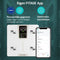 FITAGE LED Weegschaal - Digitale Personenweegschaal - 17x Lichaamsanalyse - Wit