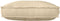 vidaXL - Ligbedkussen - voor - Rugleuning - Beige - 70x40x12 - cm - Oxford - Stof