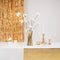 Housevitamin Bloemen Vaas - Disco-Glitter-Glas-Goud - 12,5x12,5x30cm