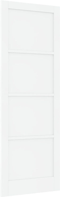 vidaXL - Interieurdeur - 'ORKDAL'Wit - 83x232x4 - cm - Massief - Vurenhout
