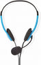 Nedis CHST100BU - Stereo headset - Verstelbare hoofdband en comfortabele oorkussentjes - Blauw