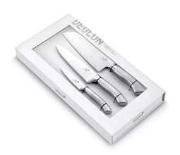 Déglon Oryx - Messenset 3-delig - RVS Vaatwasbestendig - 9 cm officemes 15 cm koksmes 18 cm santoku