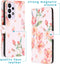 iMoshion Hoesje Geschikt voor Samsung Galaxy A33 Hoesje Met Pasjeshouder - iMoshion Design Softcase Bookcase - Roze / Blossom Watercolor