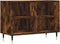 vidaXL - Tv-meubel - 69,5x30x50 - cm - bewerkt - hout - gerookt - eikenkleurig