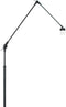 Steinhauer Prestige Chic 7395ZW - Vloerlamp booglamp - Draaibaar kantelbaar - Zwart