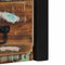 vidaXL - Nachtkastje - 40x35x40 - cm - massief - gerecycled - hout - meerkleurig