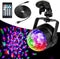 npro 15 kleuren roterende discolampen LED-discobal USB-lichtschijf afstandsbediening gedecoreerde lamp voor feest bar bruiloft Kerstmis auto festival verjaardag