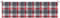 vidaXL - Tuinbankkussen - 180x50x3 - cm - oxford - stof - ruitpatroon - rood