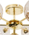 ANADYR - Plafondlamp - Beige/Goud - Glas/Metaal