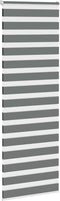 vidaXL - Zebra - rolgordijn - 75x230 - cm - stofbreedte - 70,9 - cm - donkergrijs