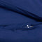 vidaXL - Dekbedovertrekset - 225x220 - cm - microvezel - marineblauw