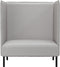 vidaXL - Hoge - Rug - Sofa - Cloud - Grijs - 109x56x121 - cm