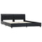 Bedframe kunstleer zwart 160x200 cm