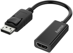 Hama 00200335 - DisplayPort naar HDMI Kabel - 4K Ultra-HD - Zwart