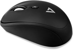 V7 Wireless Mobile Optical Mouse - Draadloos - 1600 DPI - Zwart