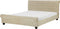 AVALLON - Tweepersoonsbed - Beige - 180 x 200 cm - Fluweel