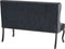 TORSBY - Tweezitsbank - Zwart - Fluweel