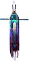 NKD Park Stuntstep - Stunt Scooter - Aluminium deck 48 cm - Wieldiameter 110 mm - Max. gebruikersgewicht 100 kg - Veelkleurig