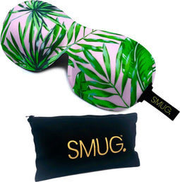 SMUG 3D Slaapmasker met Opbergzakje - 100% Verduisterend - Ergonomisch Oogmasker - Palm Print