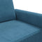 vidaXL - Tweezitsbank - 120 - cm - fluweel - blauw