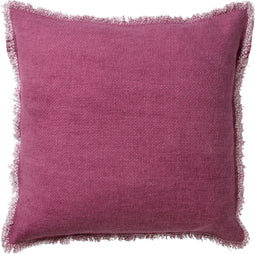 Dutch Decor BURTO - Kussenhoes 45x45 cm - gewassen katoen - Heather Rose - roze - met rits - zonder binnenkussen