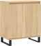 vidaXL - Dressoir - 60x35x70 - cm - bewerkt - hout - sonoma - eikenkleurig