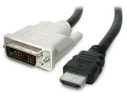 Startech.com 2m HDMI - DVI-D - Male/male - Wit Zwart
